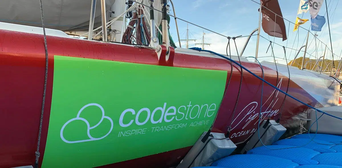 Pip Hare Racing Boat
