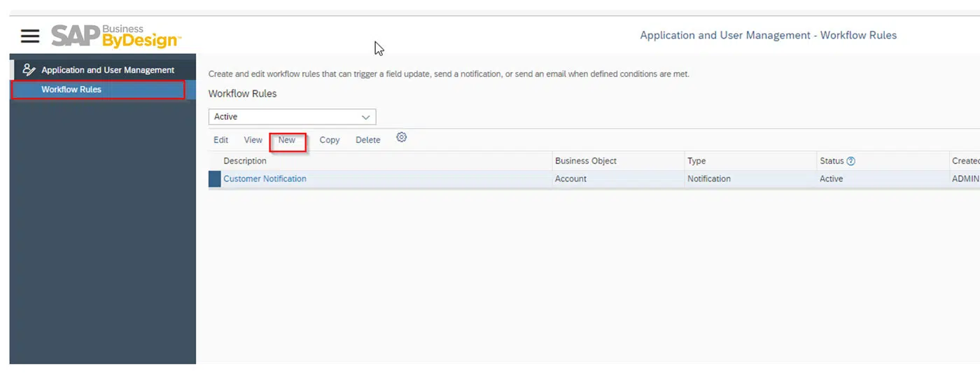 SAP Business ByDesign UI